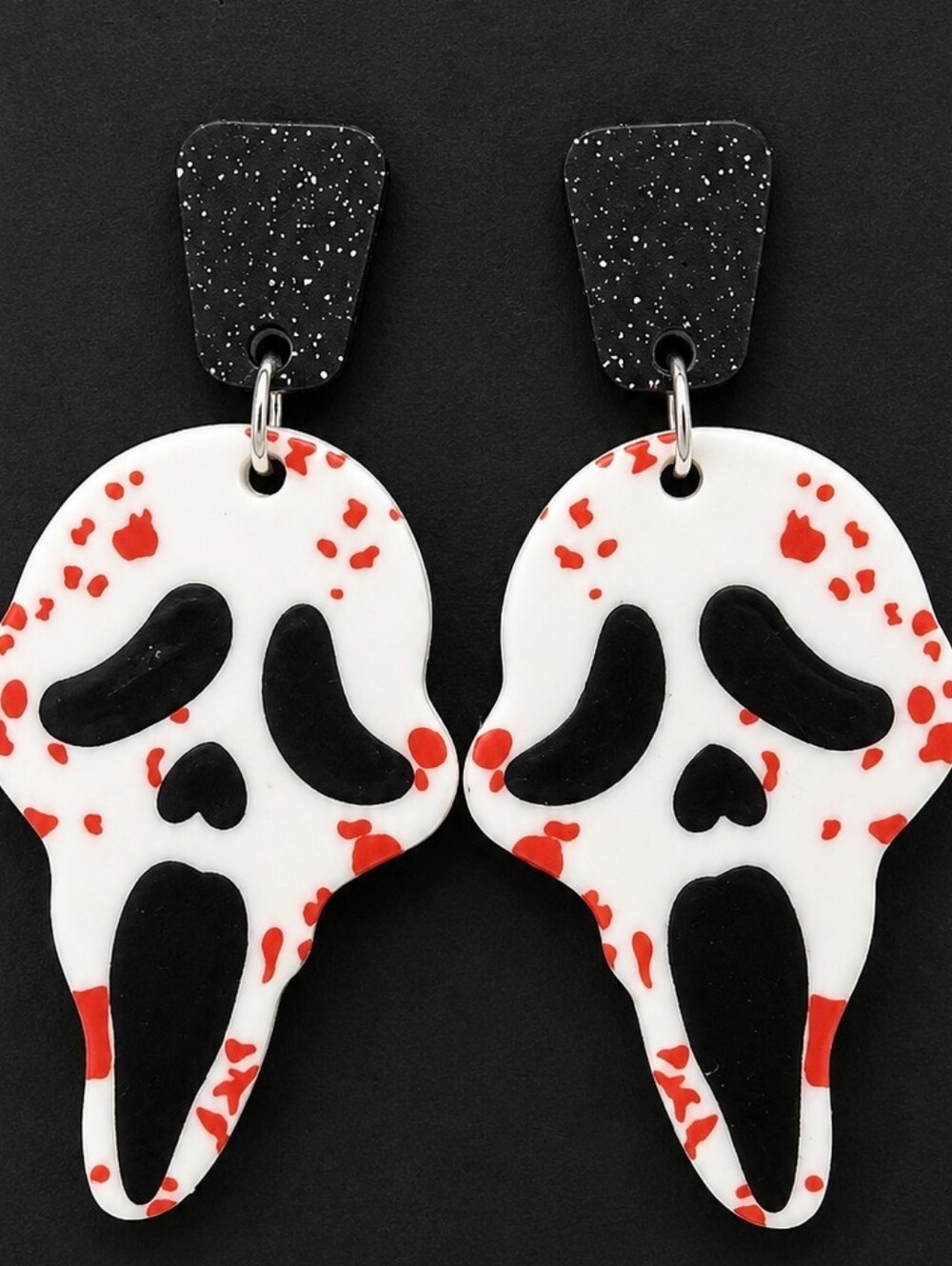 🔪 GHOSTFACE EARRINGS | $12 OR 3 FOR $30